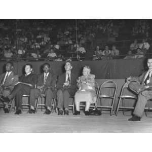  US Communist Mrs. Ella Reeve Bloor, Clapping During the 