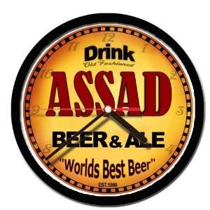  ASSAD beer and ale wall clock 