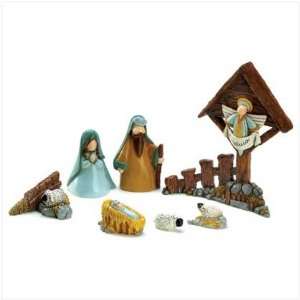  Homespun Nativity Scene