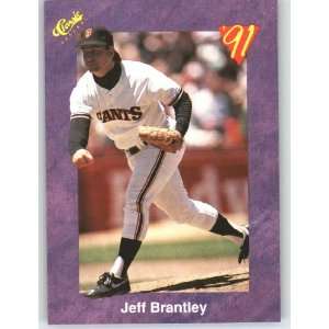 1991 Classic Game (Purple) Trivia Game Card # 143 Jeff Brantley   New 