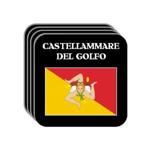   Sicilia)   CASTELLAMMARE DEL GOLFO Set of 4 Mini Mousepad Coasters