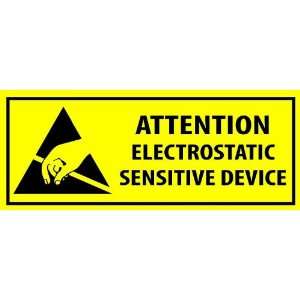   Sensitive Device Warning Labels / Stickers