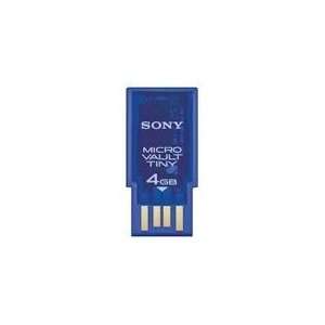  Sony Micro Vault Tiny 4 GB USB 2.0 Flash Drive with 