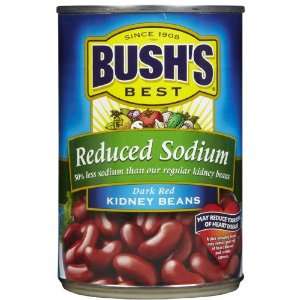 Bushs Reduced Sodium Dark Red Kidney Grocery & Gourmet Food