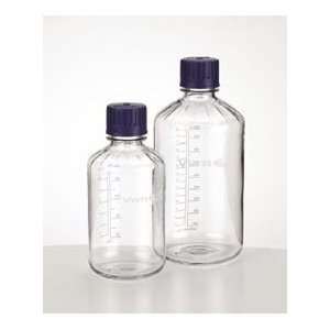   Lab/Media Bottles, Polycarbonate, Graduated RPC0500 Clear, Case of