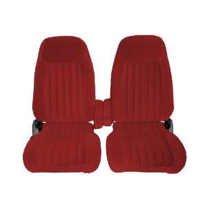  Acme U117 0511 Front Red Vinyl Bucket Seat Upholstery 