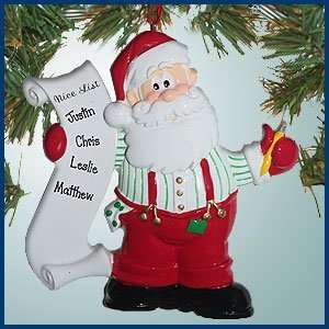  Personalized Christmas Ornaments   Santas Nice List 