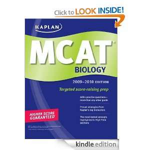  Kaplan MCAT Biology 2009 2010 eBook Kaplan Kindle Store