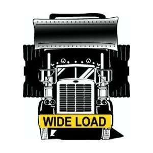   Load / Wide Load Semi Trailer Truck Sign Patio, Lawn & Garden