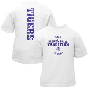  Nike LSU Tigers White Toddler Tradition T shirt Sports 
