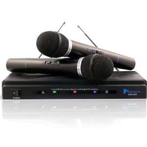  Brand New Technical Pro WM200 Dual VHF Wireless Microphone 