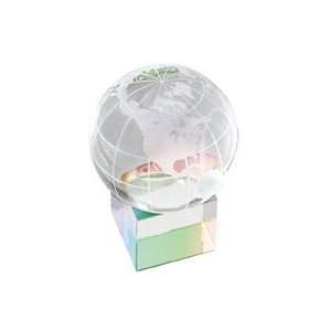  Chass Prism Cube Glass Globe Paperweight 885 012
