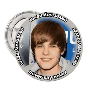  Justin Bieber   Never Say Never   1.25 Button / Pin 