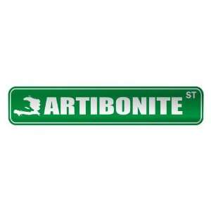   ARTIBONITE ST  STREET SIGN CITY HAITI