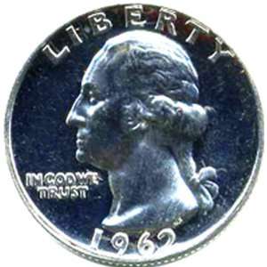  1962 D U.S. Washington Silver Quarter 