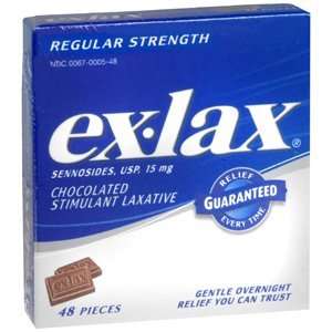  EX LAX CHOCOLATE LAXATIVE 48TB by NOVARTIS CONSUMER HEALTH 