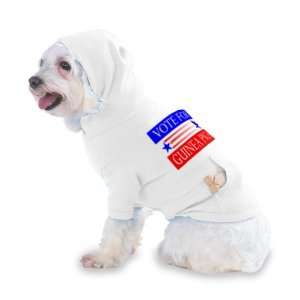 VOTE FOR GUINEA PIGS Hooded (Hoody) T Shirt with pocket for your Dog 
