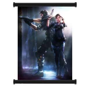  Resident Evil Revelations Game Fabric Wall Scroll Poster 