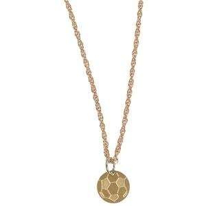  Soccer Gold Ball Necklace