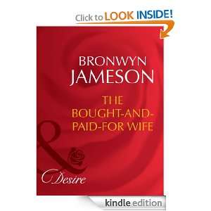 The Bought and Paid For Wife Bronwyn Jameson  Kindle 
