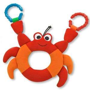  Double Sided Linking Crab Soft Toy Baby
