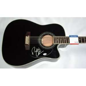   Atkins Autographed Signed 12 String Guitar PSA DNA 