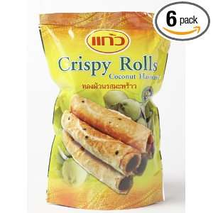 Crispy rolls coconut flavored 150g (Pack Grocery & Gourmet Food
