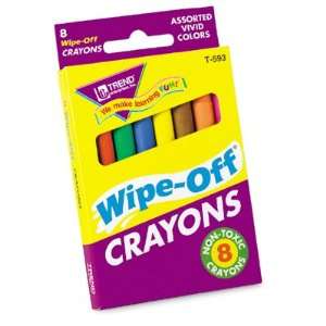  8 Pack Regular Wipe Off® Crayons Toys & Games