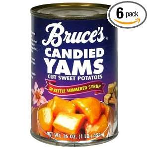 Bruce Old Time Candied Yam In Syrup, 16 Ounce (Pack of 6)  