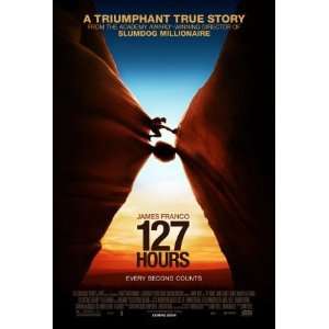  127 Hours Advance Movie Poster Double Sided Original 27x40 