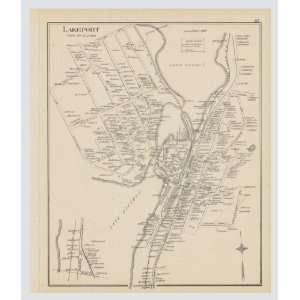  Original 1892 Antique Map Bundle of 3~ Lakeport,Sanbornton 