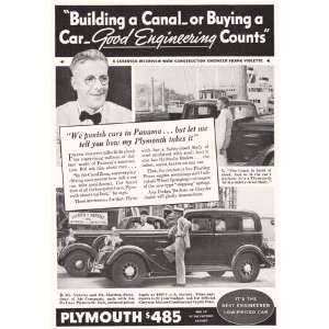 Print Ad 1934 Plymouth Frank Violette Plymouth  Books