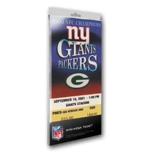 NFL New York Giants Michael Strahan Single Season Sack Record Mini 