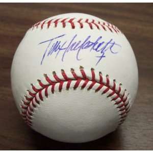  Todd Hollandsworth Autographed Baseball