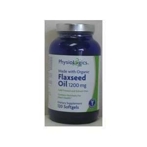  PhysioLogics   Flaxseed Oil Organic 1200mg 120sg Health 