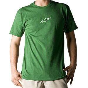  Alpinestars Logo Astar T Shirt   Large/K Green Automotive