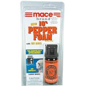  Mace® 10% Pepper Foam w/UV Dye, When Attacker Attempts to 