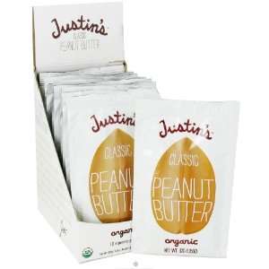 Justins Organic Classic Peanut Butter Grocery & Gourmet Food