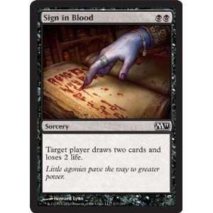   Magic the Gathering   Sign in Blood   Magic 2011   Foil Toys & Games