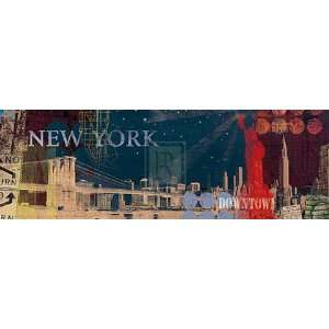  New York Streets by Tom Frazier 36x12