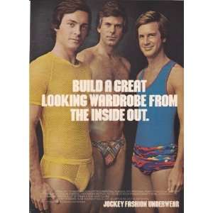  Jockey Fashion Underwear For Men 1974 Original Vintage 