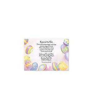  Easter Eggs and Chicks Holiday Invitations Health 