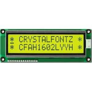  Crystalfontz CFAH1602L YYH JT 16x2 character LCD display 