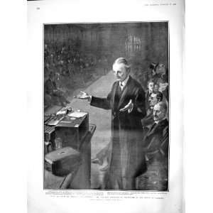  1902 Balfour House Commons Parliament Bowles Men
