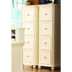    8891 Series Four Drawer File Cabinet in White