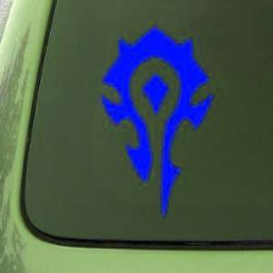  WORLD OF WARCRAFT HORDE PVP   WOW   6 BLUE   Vinyl Decal 