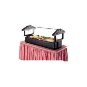  Black Cambro 5FBRTT Table Top 5 Food Bar with Sneeze 