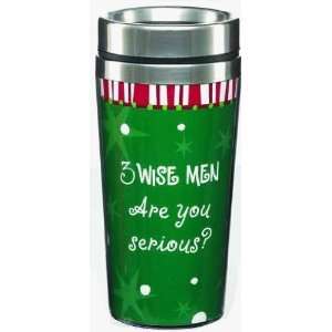    Humor Christmas Gift Travel Mug 3 Wise Men 