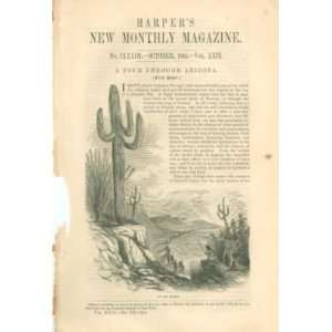  1864 Arizona Fort Yuma Santa Rita Mountains Tucson Gila 