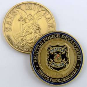  SEATTLE POLICE DEPARTMENT US CHALLENGE COIN V038 